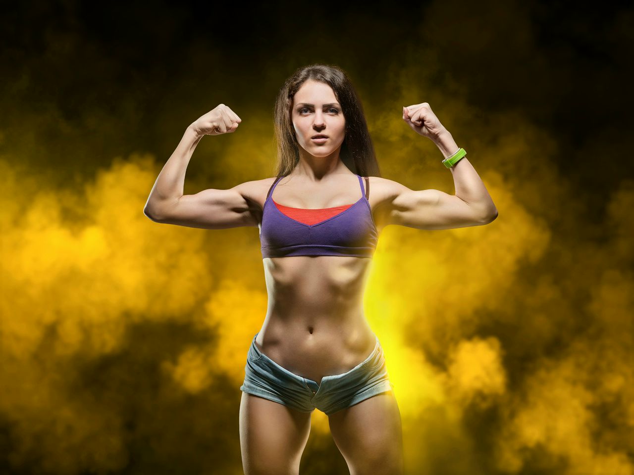 Athletic girls in Anandeua